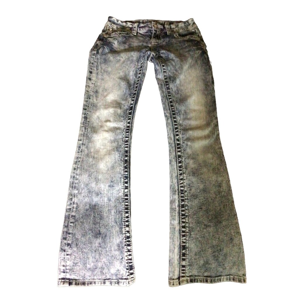 Miss Me Jeans Signature Boot Cut Size 26 JE 834482R - Picture 5 of 7